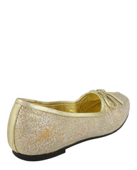 Balenciaga Mens Leopold Worn-Out Glitter Flats