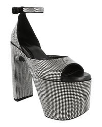 Balenciaga Womens Camden Platform Heels In Strass