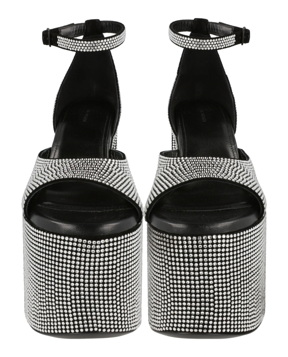 Balenciaga Womens Camden Platform Heels In Strass