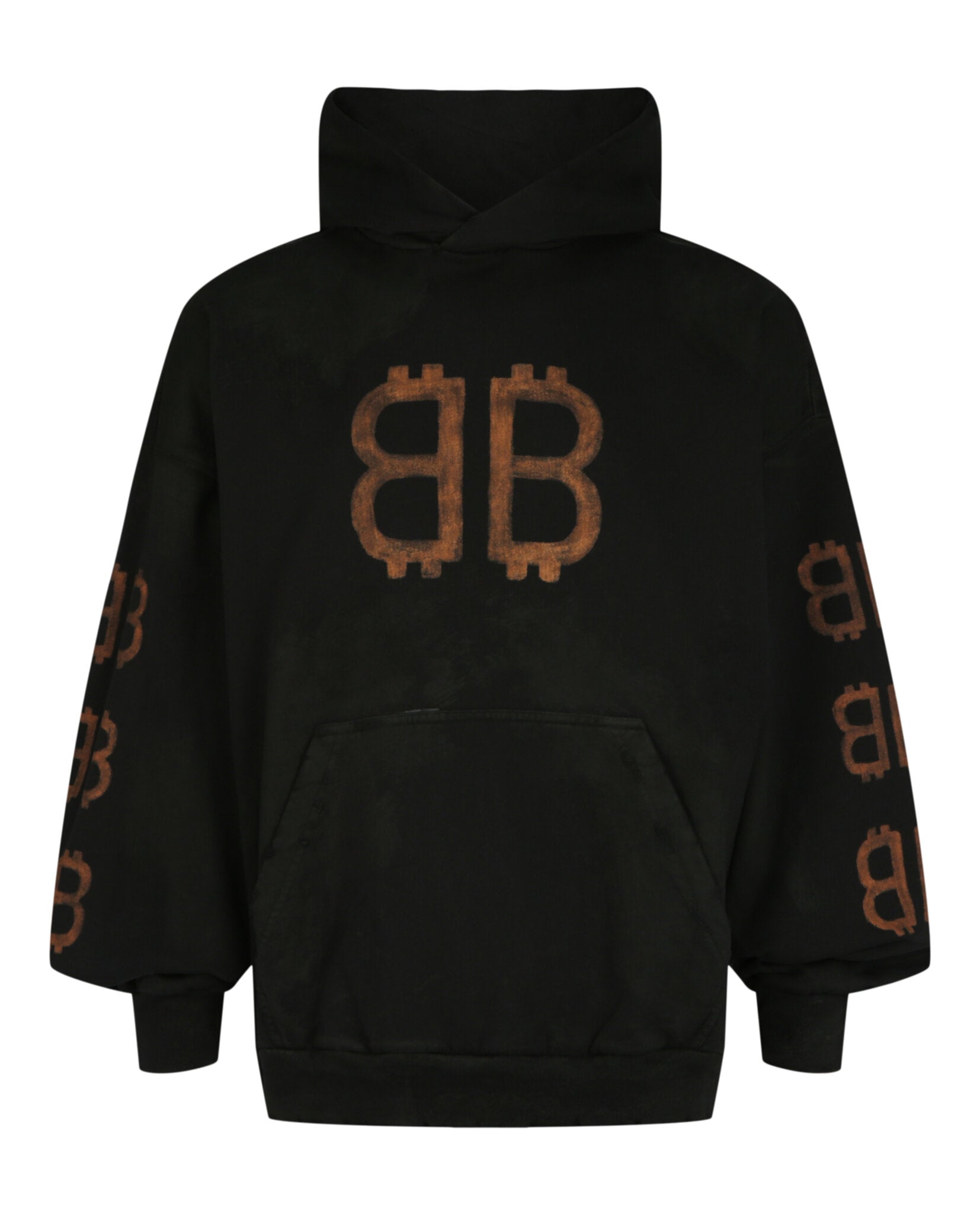 Balenciaga Balenciaga Mens Crypto Medium Fit Hoodie