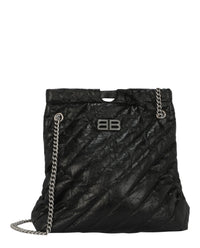 Balenciaga Womens Crush Quilted Medium Tote