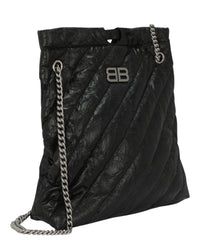 Balenciaga Womens Crush Quilted Medium Tote