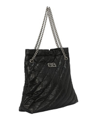Balenciaga Womens Crush Quilted Medium Tote