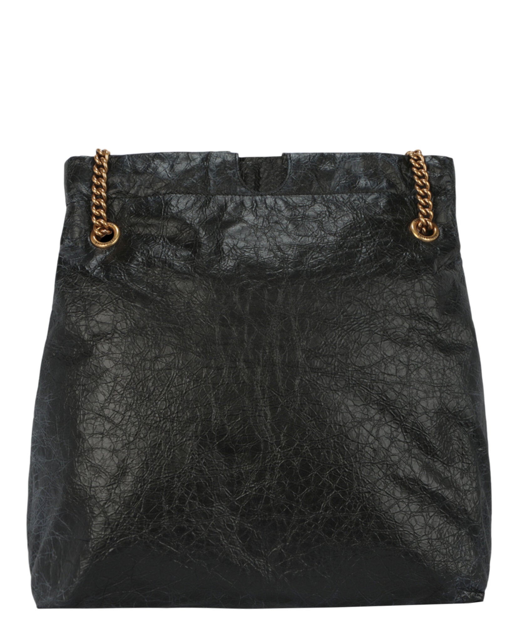 Balenciaga Womens Crush Leather Medium Tote