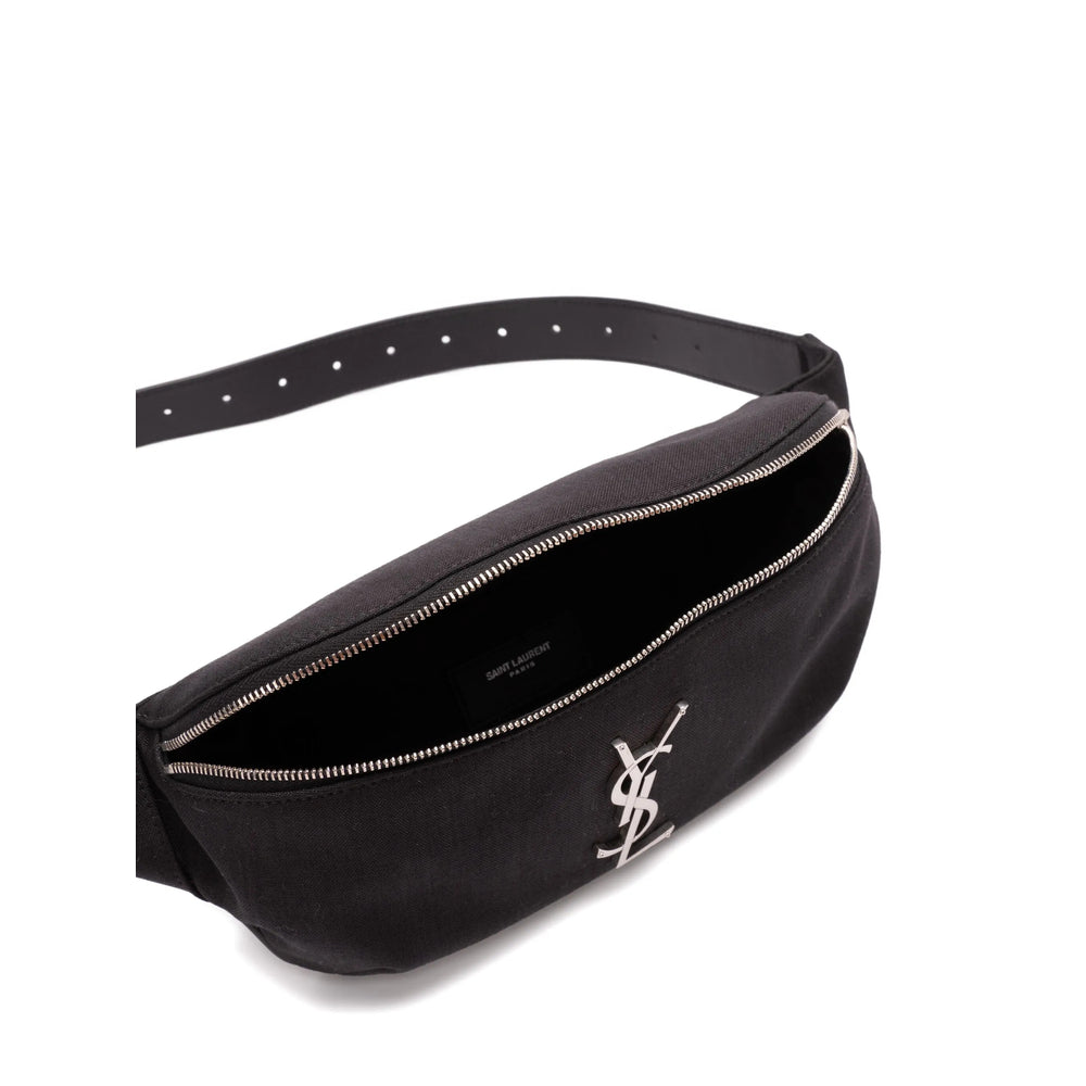 Saint Laurent Saint Laurent Black Belt Bags Men
