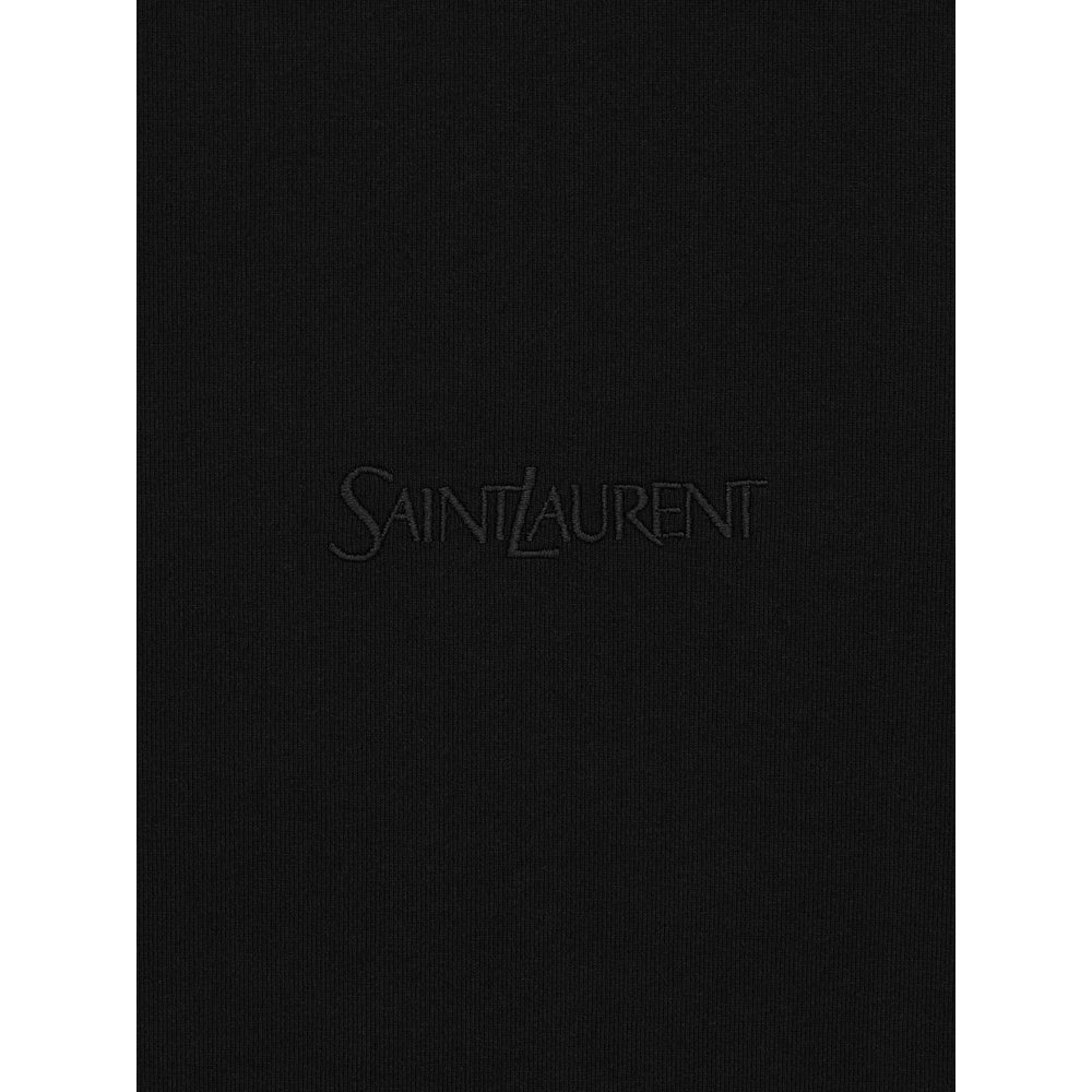 Saint Laurent Black T-Shirts & Vests - T-Shirts Men