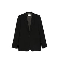 Saint Laurent Black Jackets - Blazers Men
