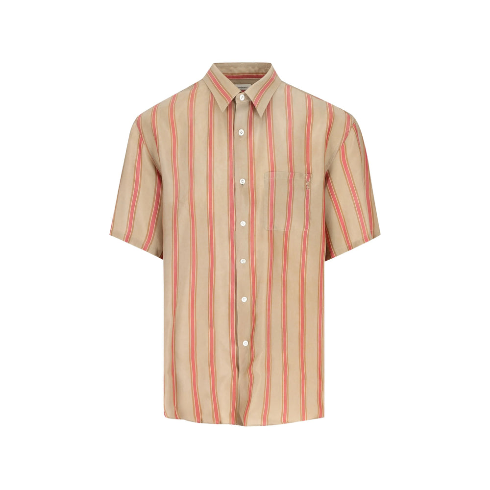 Saint Laurent Saint Laurent Neutrals Shirts Men