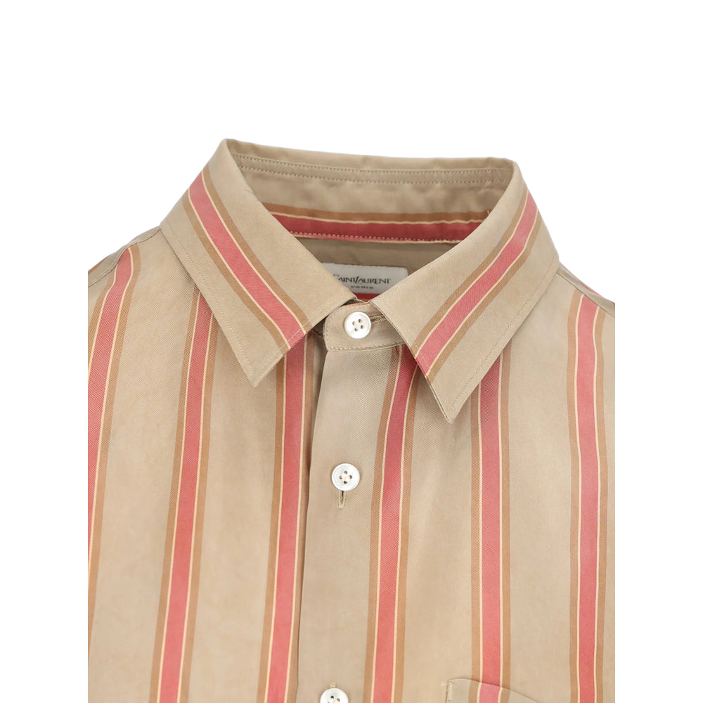 Saint Laurent Saint Laurent Neutrals Shirts Men