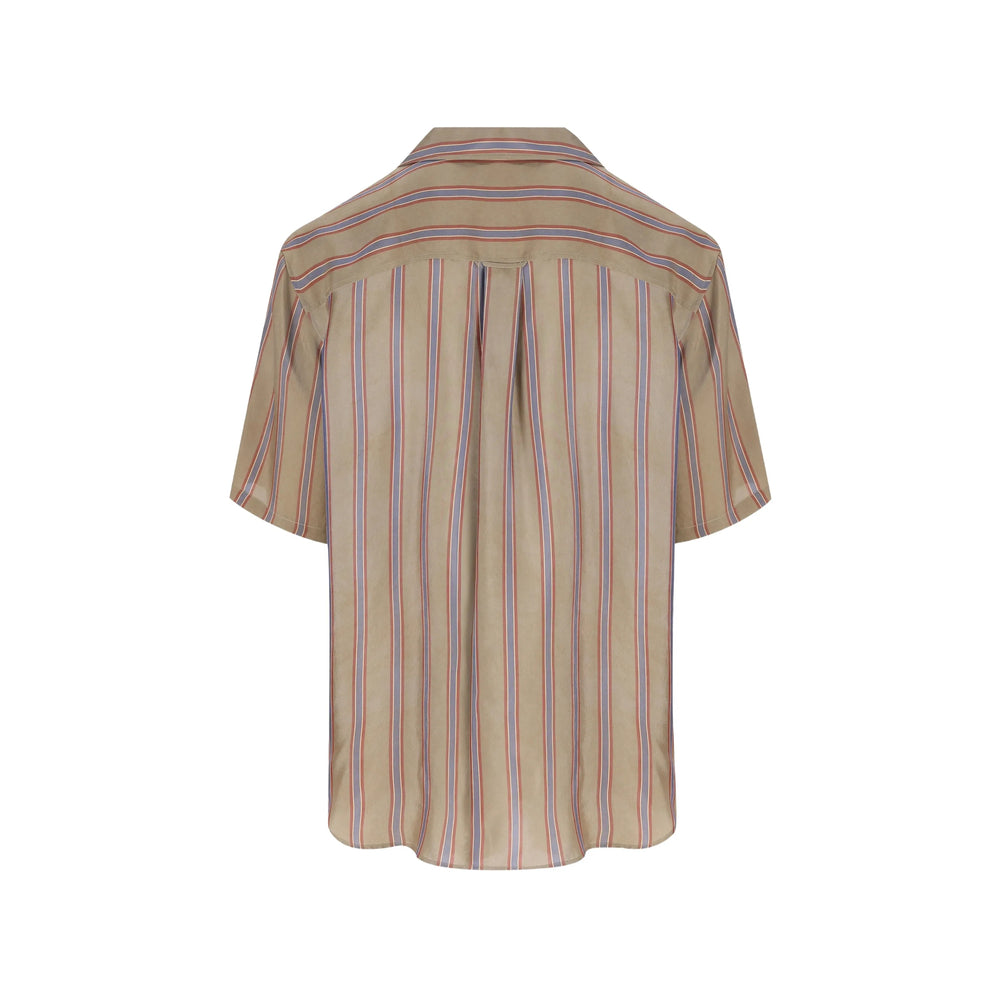 Saint Laurent Saint Laurent Neutrals Shirts Men
