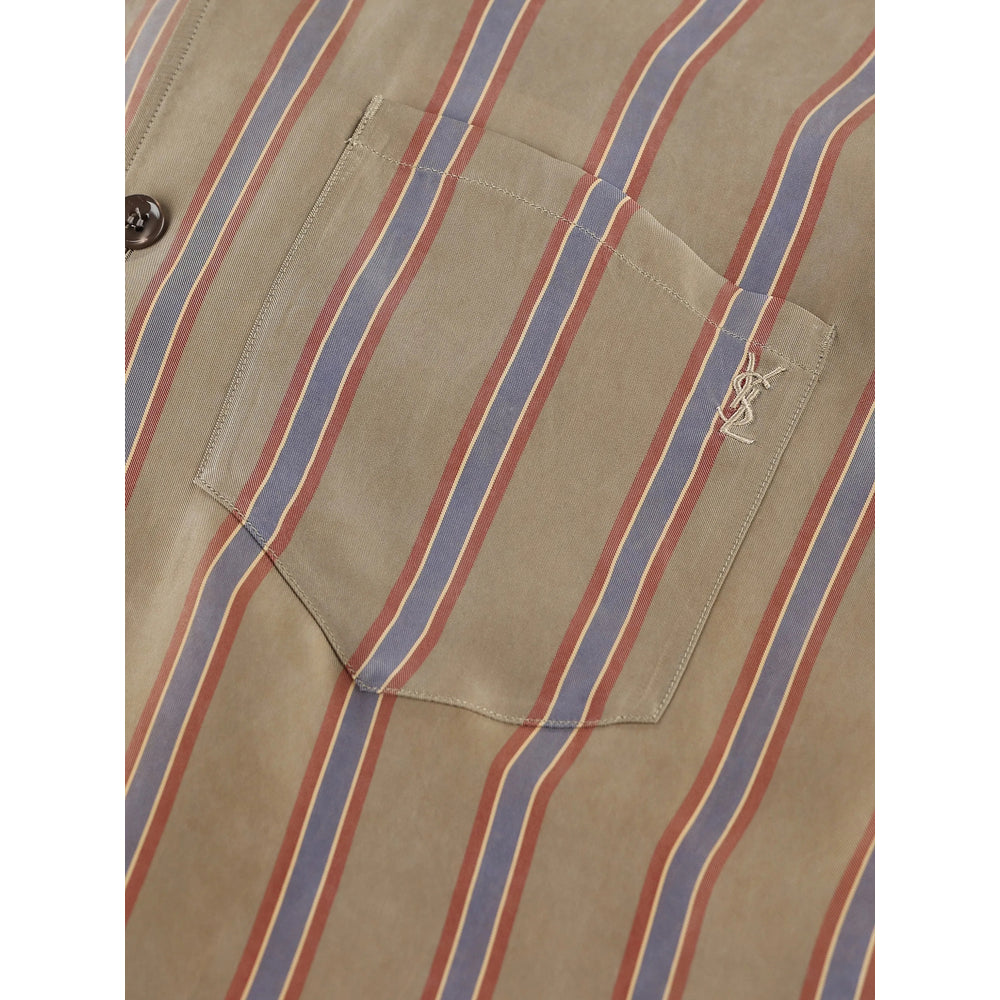 Saint Laurent Saint Laurent Neutrals Shirts Men