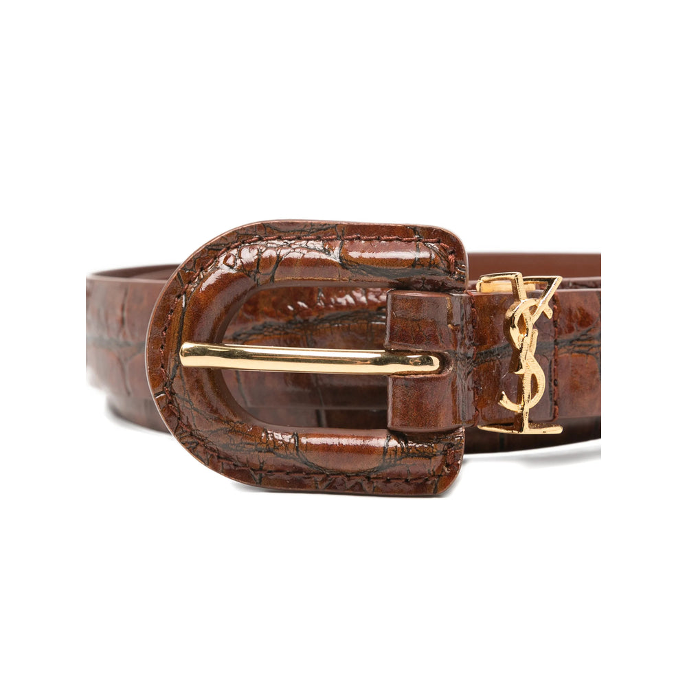 Saint Laurent Saint Laurent Brown Belts Women