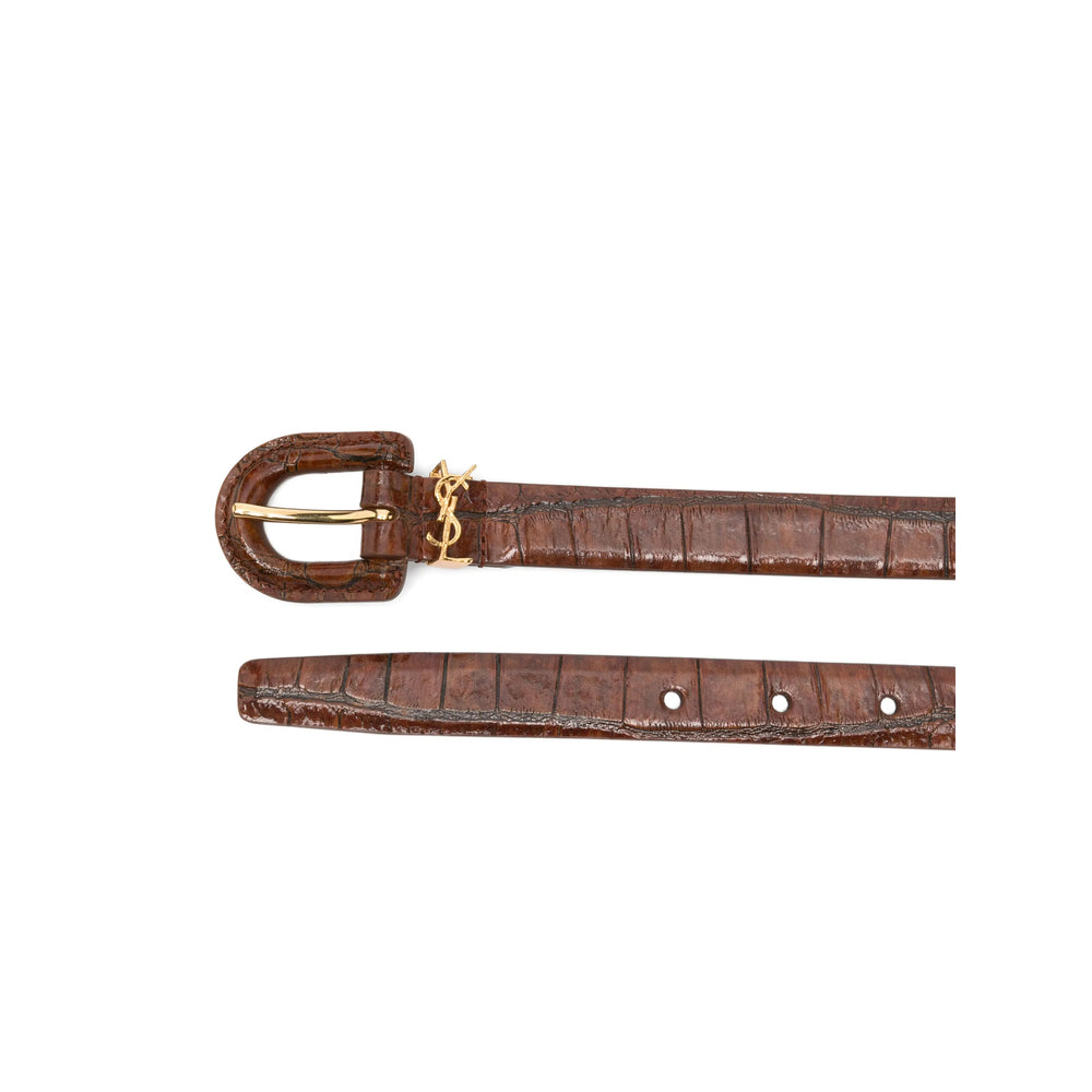 Saint Laurent Saint Laurent Brown Belts Women