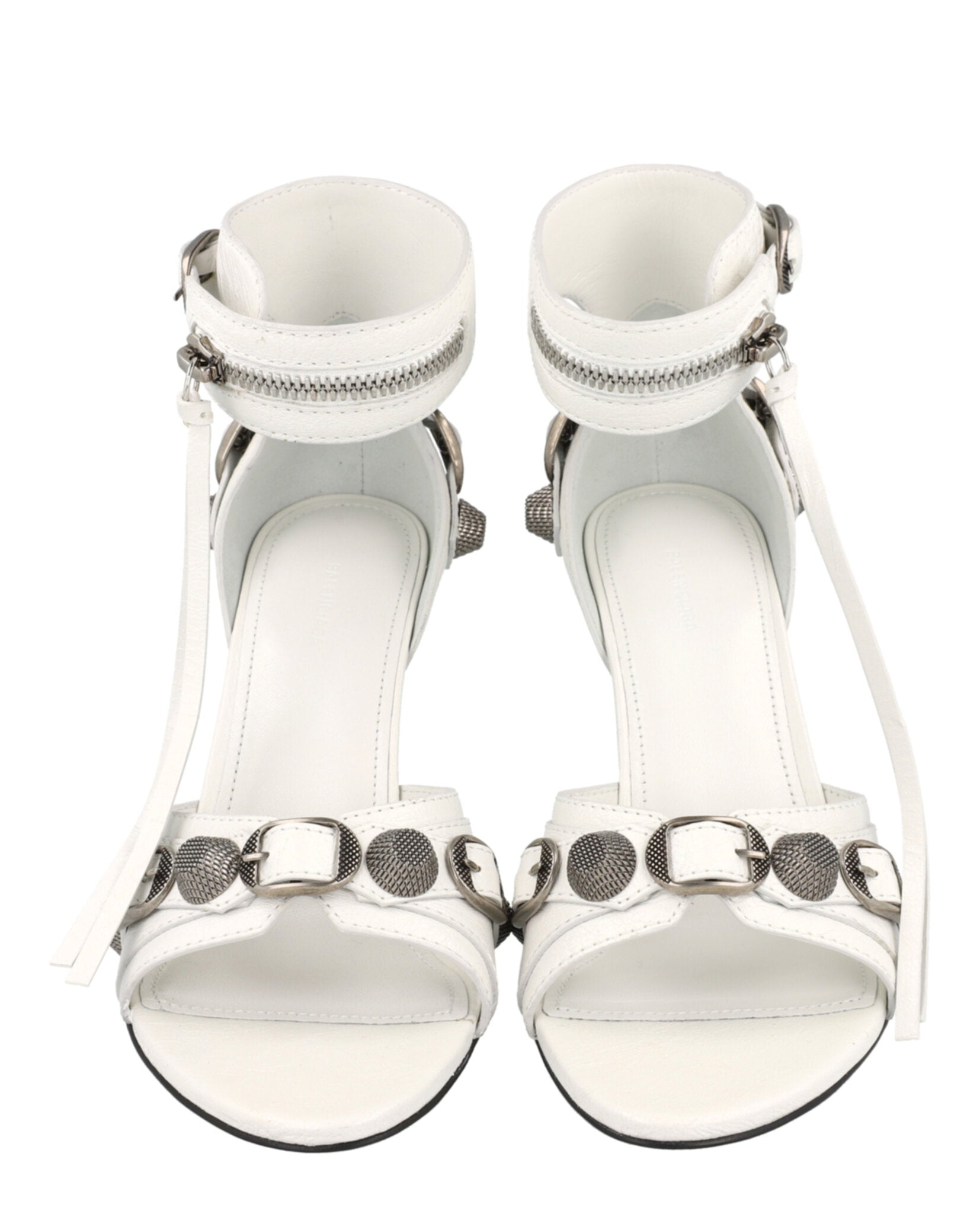 Balenciaga Balenciaga Womens Cagole Leather Sandals