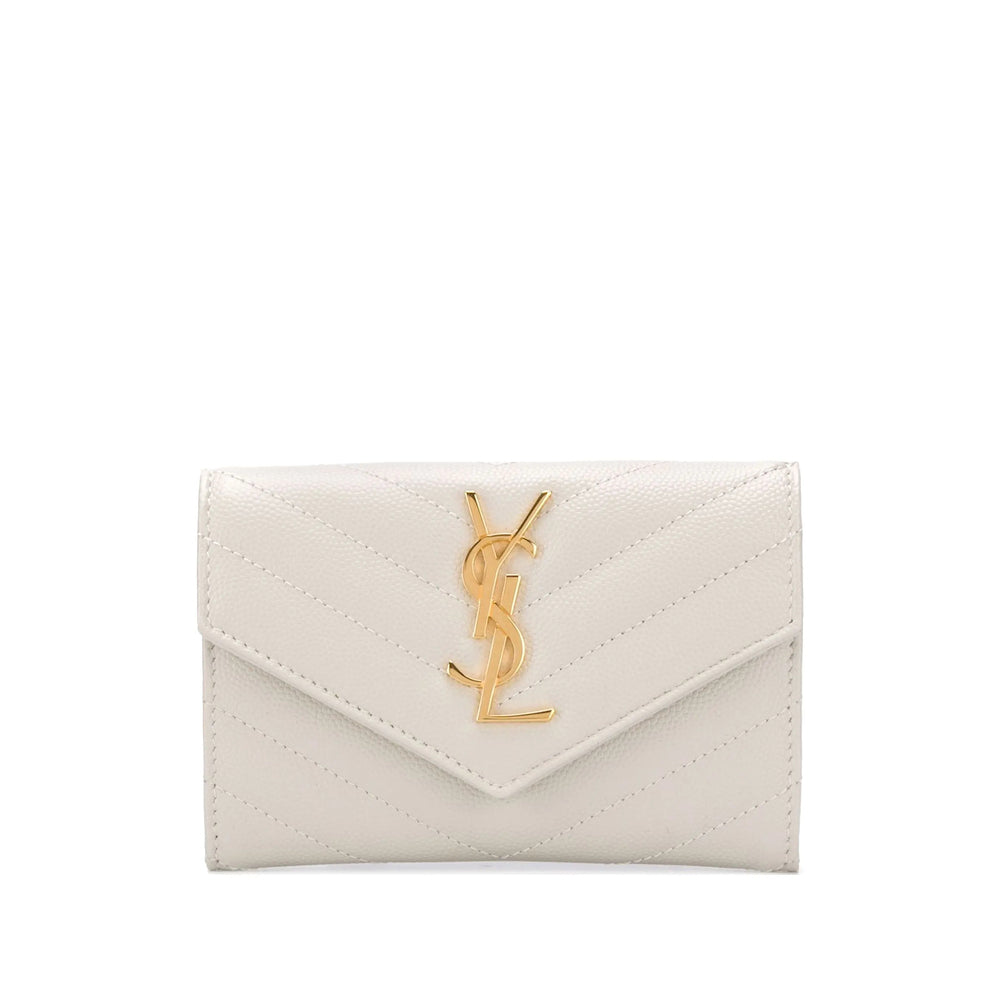 Saint Laurent White Wallets & Purses Women