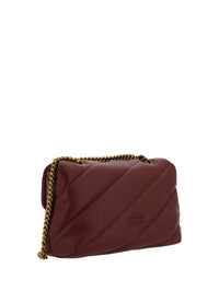PINKO Pinko Women Love Classic Leather Shoulder Bag