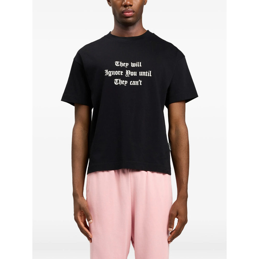 Palm Angels Black T-Shirts & Vests - T-Shirts Men
