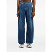 Palm Angels Palm Angels Blue Denim - Wide-Leg Jeans Men