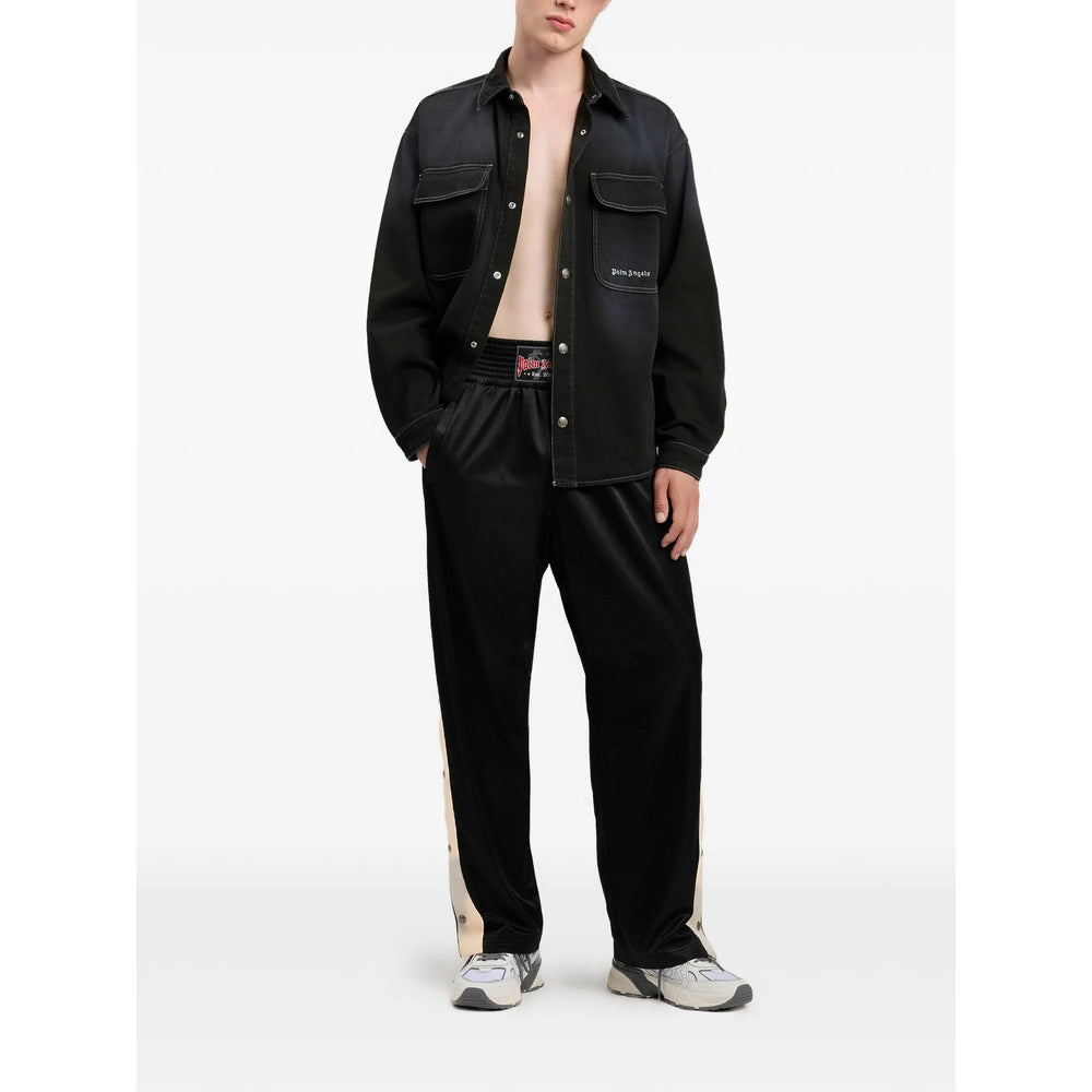 Palm Angels Black Shirts Men