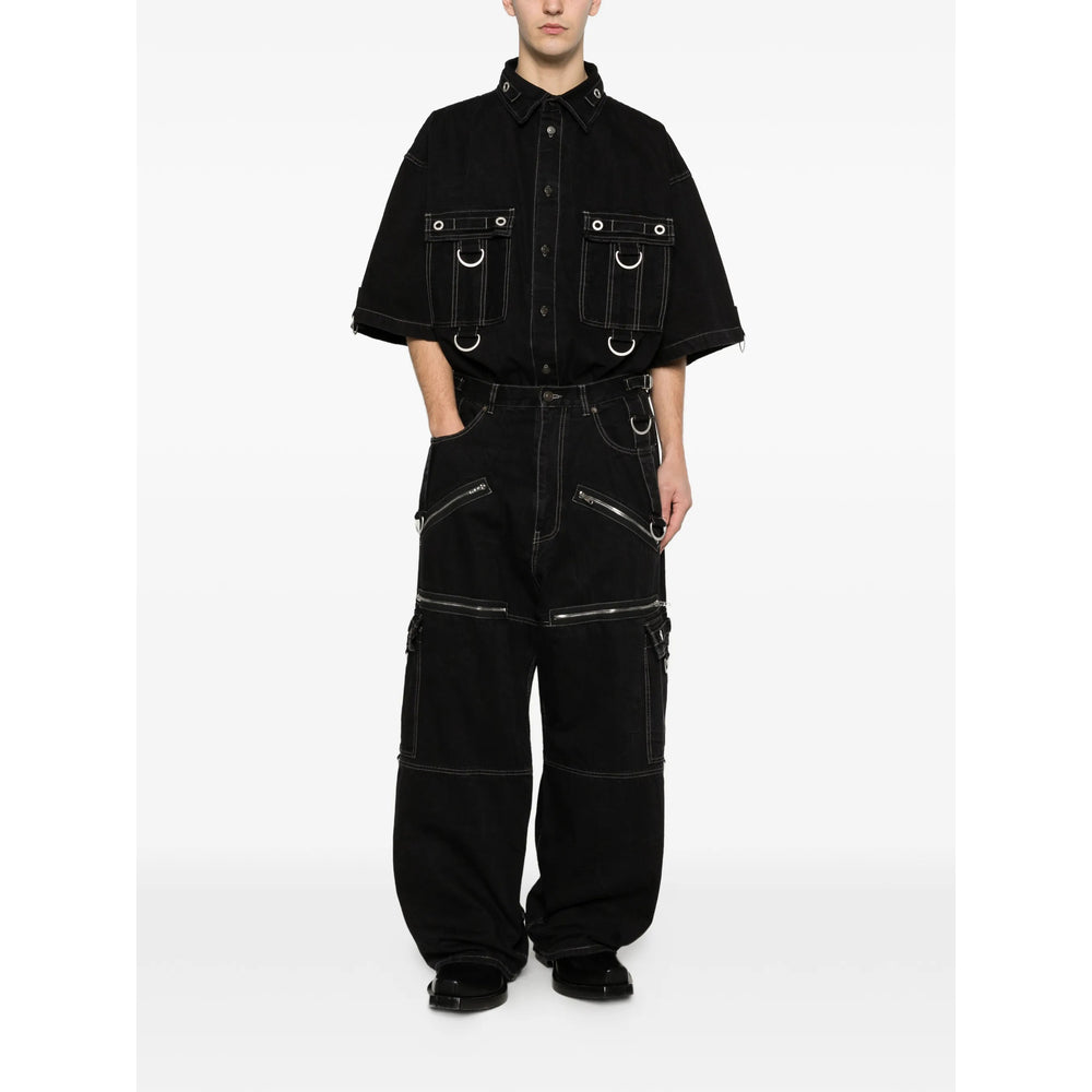 Balenciaga Balenciaga Black Denim - Regular & Straight-Leg Jeans Men