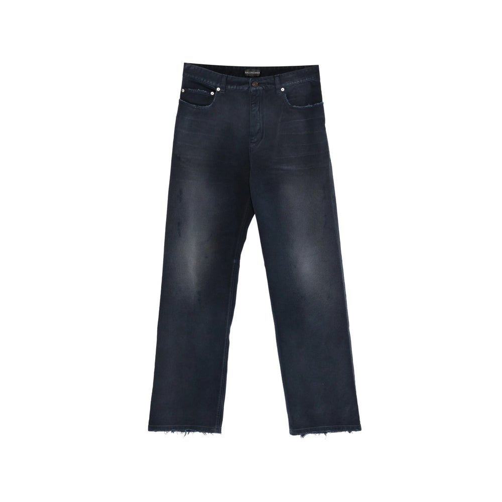 Balenciaga Blue Denim - Regular & Straight-Leg Jeans Men