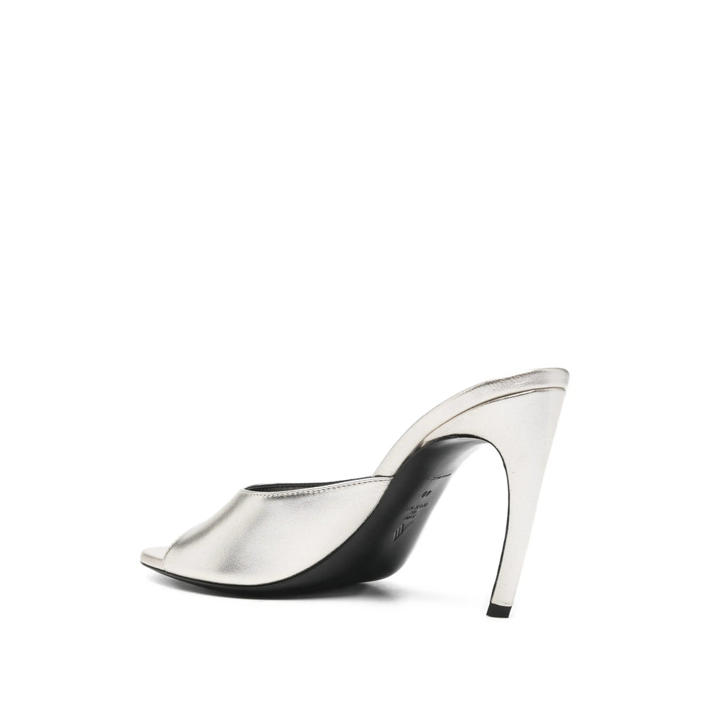 The Attico Silver Shoes Women