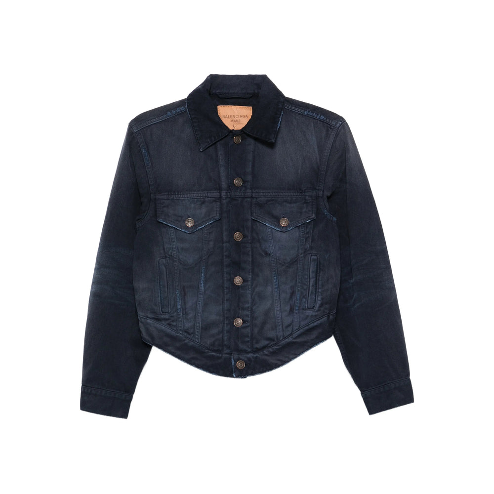 Balenciaga Balenciaga Blue Jackets - Denim Jackets Women