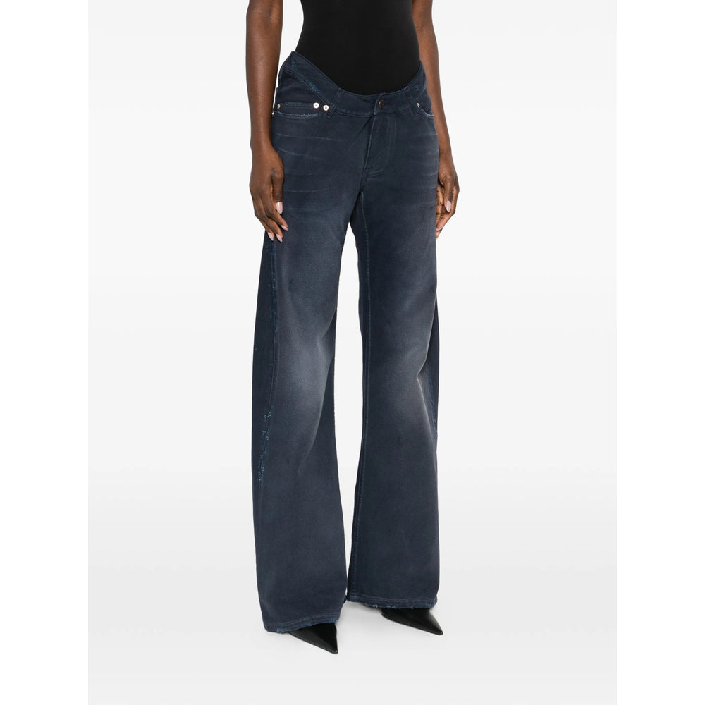 Balenciaga Balenciaga Blue Denim - Flared Jeans Women