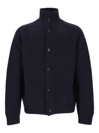 Tom Ford Men Coarsehair Cashmere Full Button Cardigan