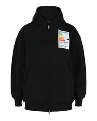 Balenciaga Balenciaga Womens 2023 Energy Label Zip-Up Hoodie