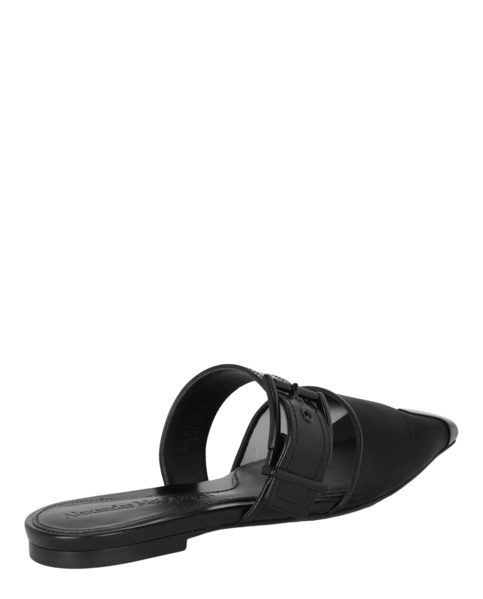 Alexander McQueen Womens Mesh Punk Mules