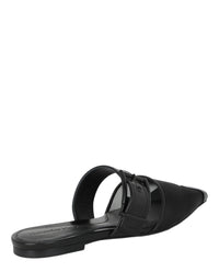 Alexander McQueen Womens Mesh Punk Mules