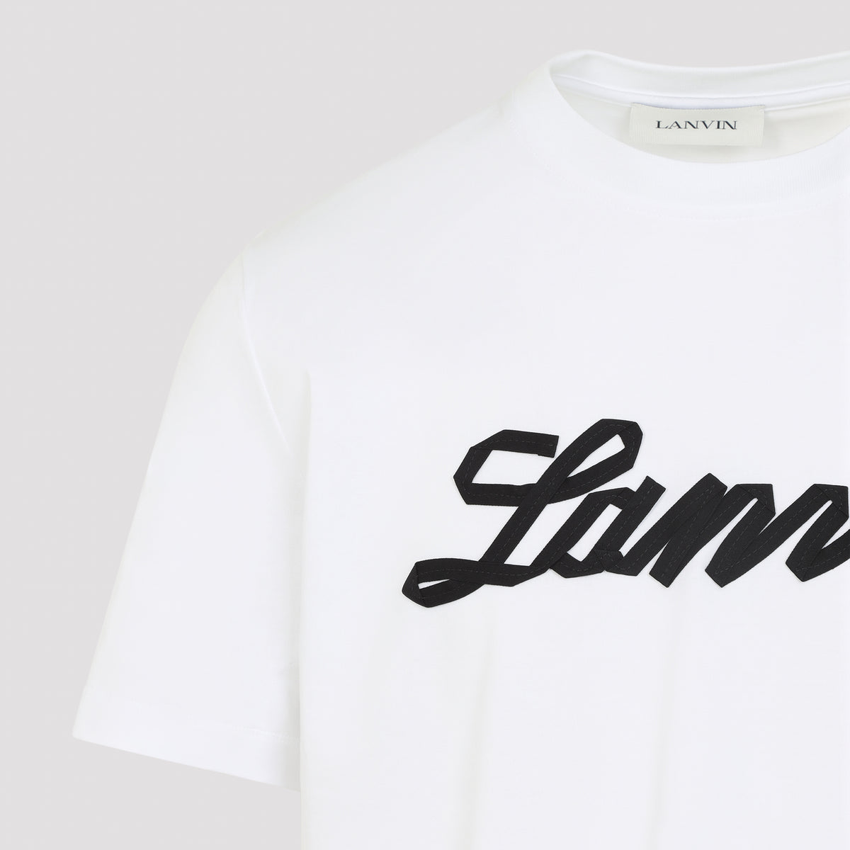 Lanvin Embroidered Logo T-Shirt Men
