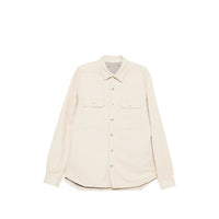 Rick Owens Neutrals Jackets - Shirt Jackets Men