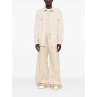 Rick Owens Neutrals Jackets - Shirt Jackets Men