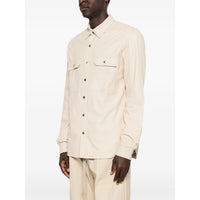Rick Owens Neutrals Jackets - Shirt Jackets Men