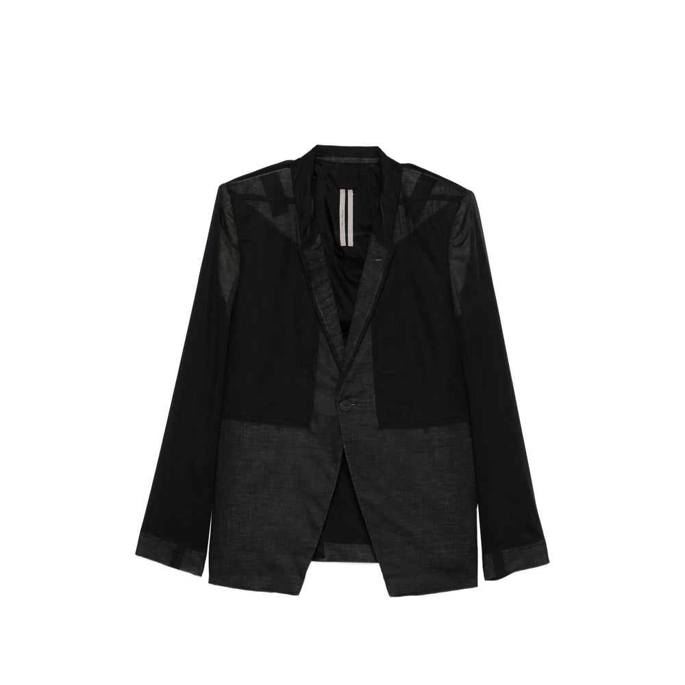 Rick Owens Rick Owens Black Jackets - Blazers Men