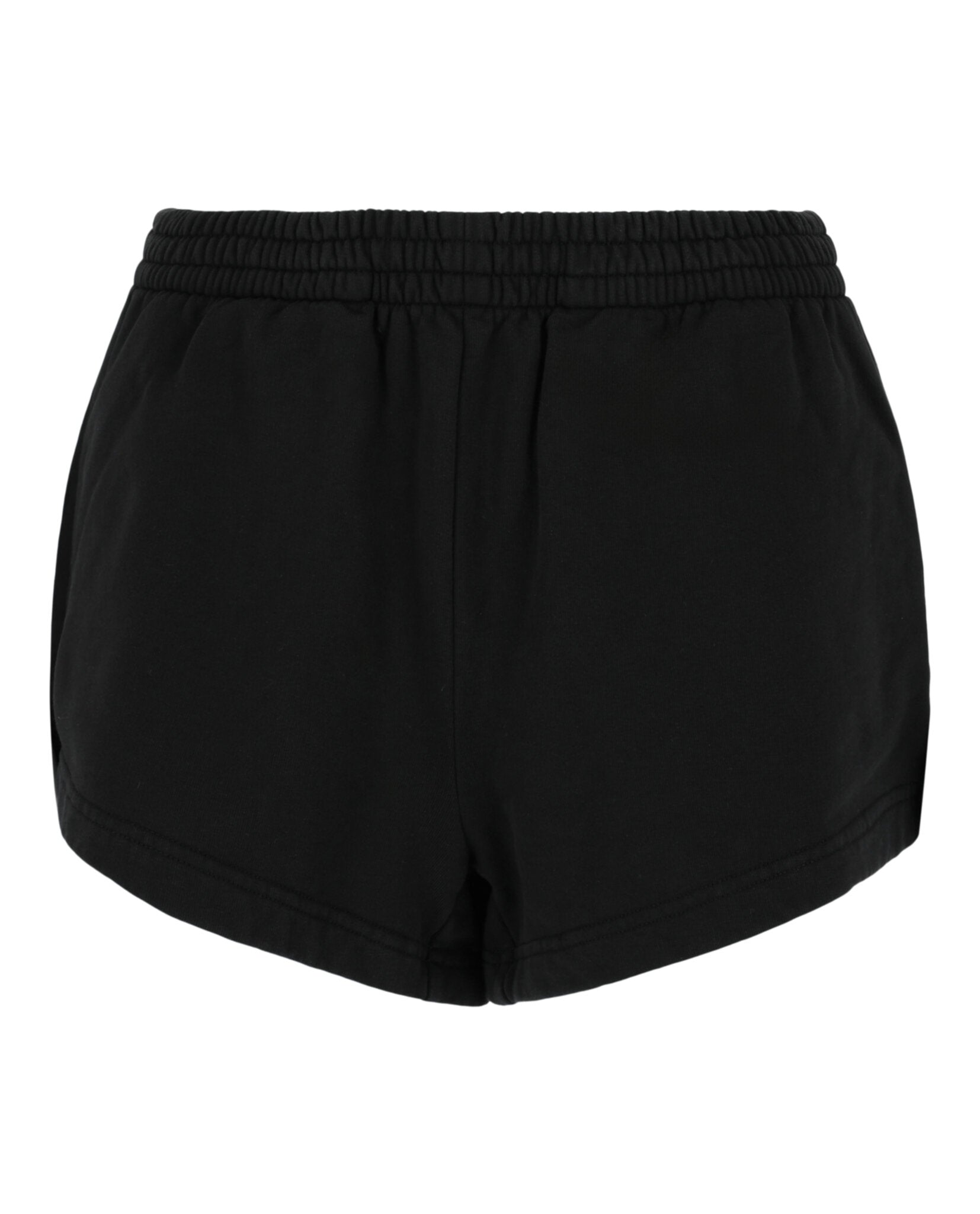 Balenciaga Womens Faded Fleece Running Shorts