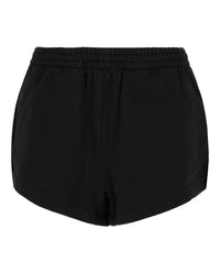 Balenciaga Womens Faded Fleece Running Shorts