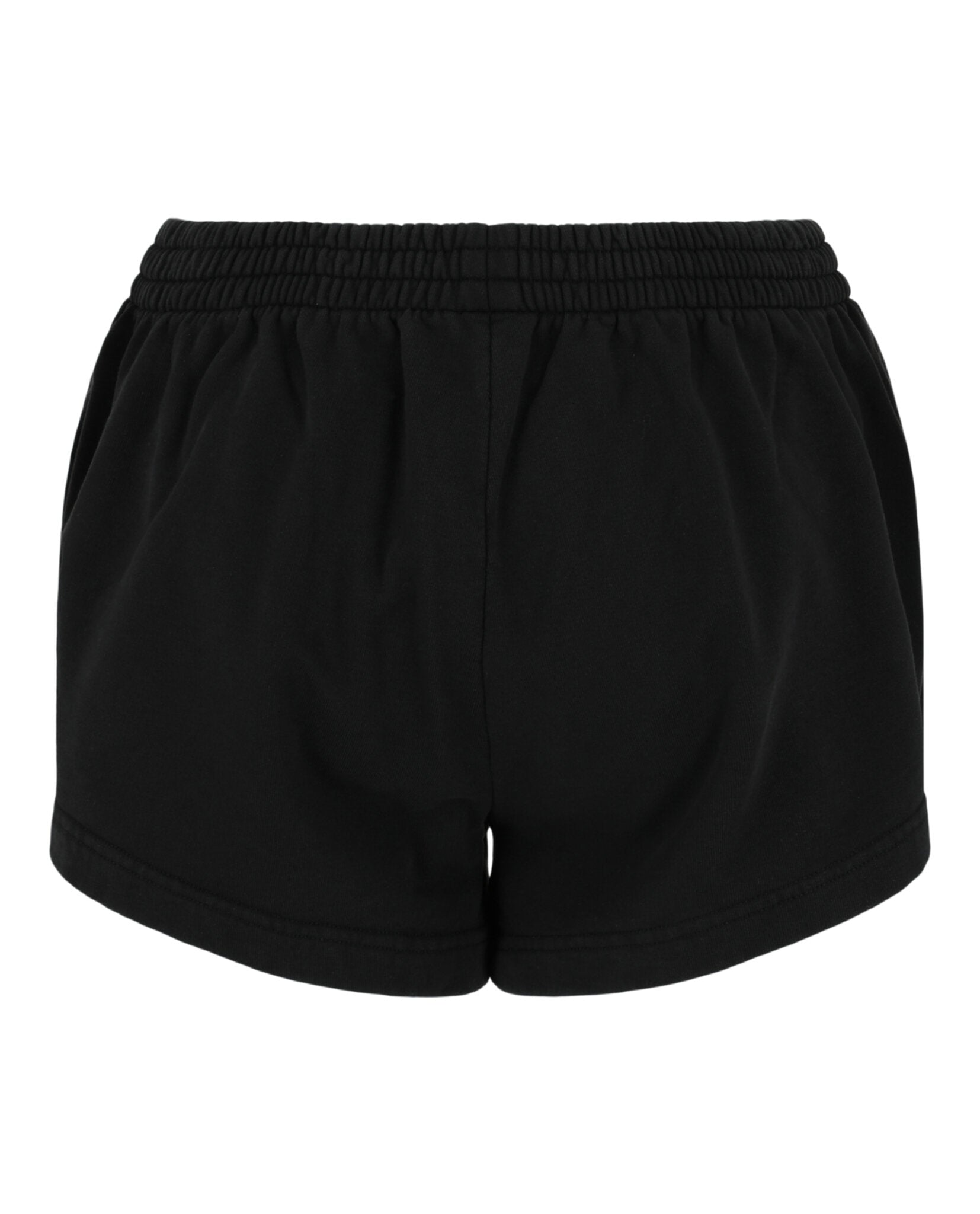 Balenciaga Womens Faded Fleece Running Shorts