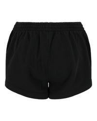 Balenciaga Womens Faded Fleece Running Shorts