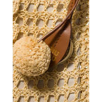 Miu Miu Women Biege Crochet Ivy Handbag
