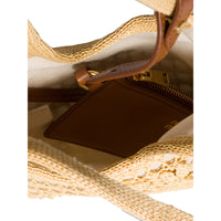 Miu Miu Women Biege Crochet Ivy Handbag
