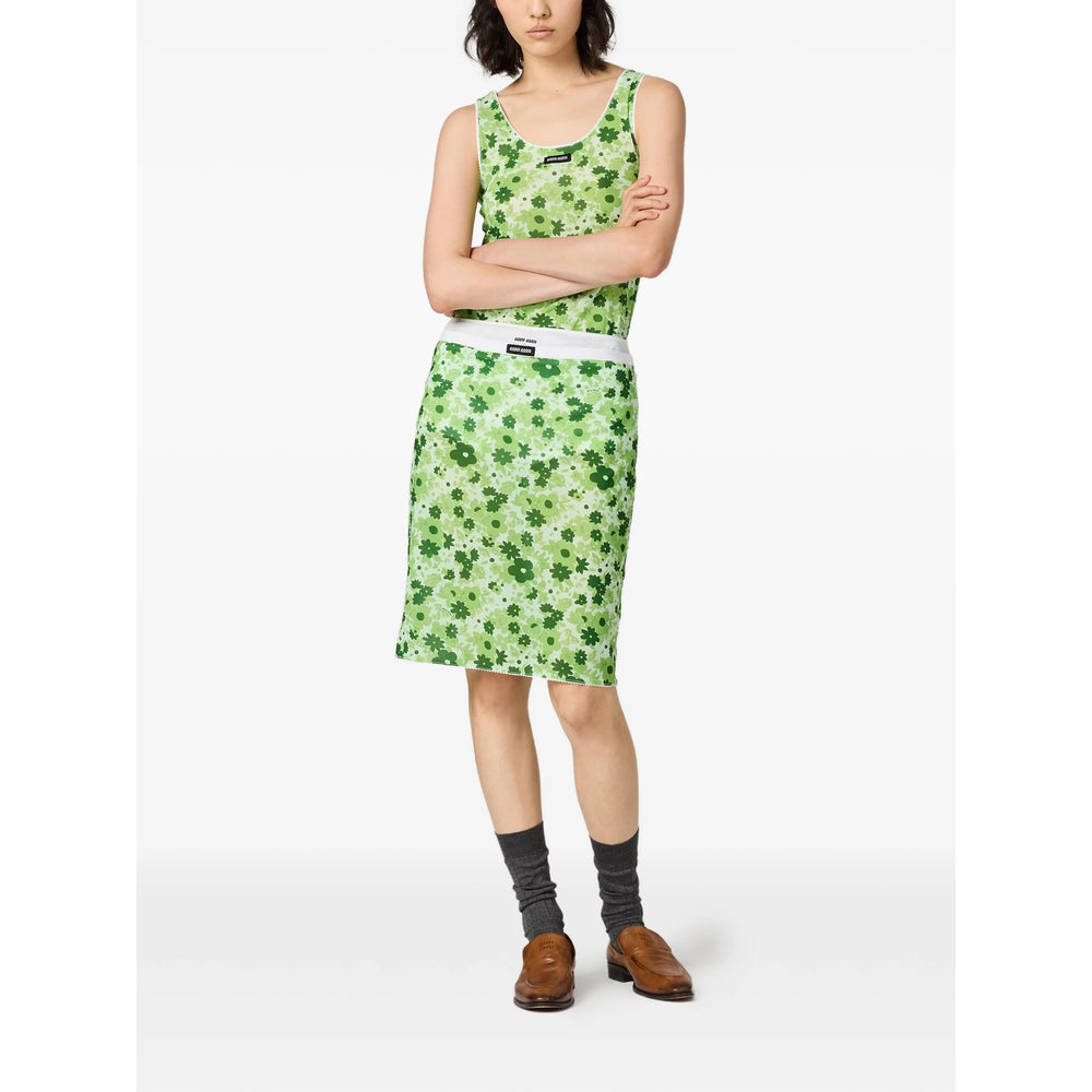 Miu Miu Green Skirts - Straight Skirts Women