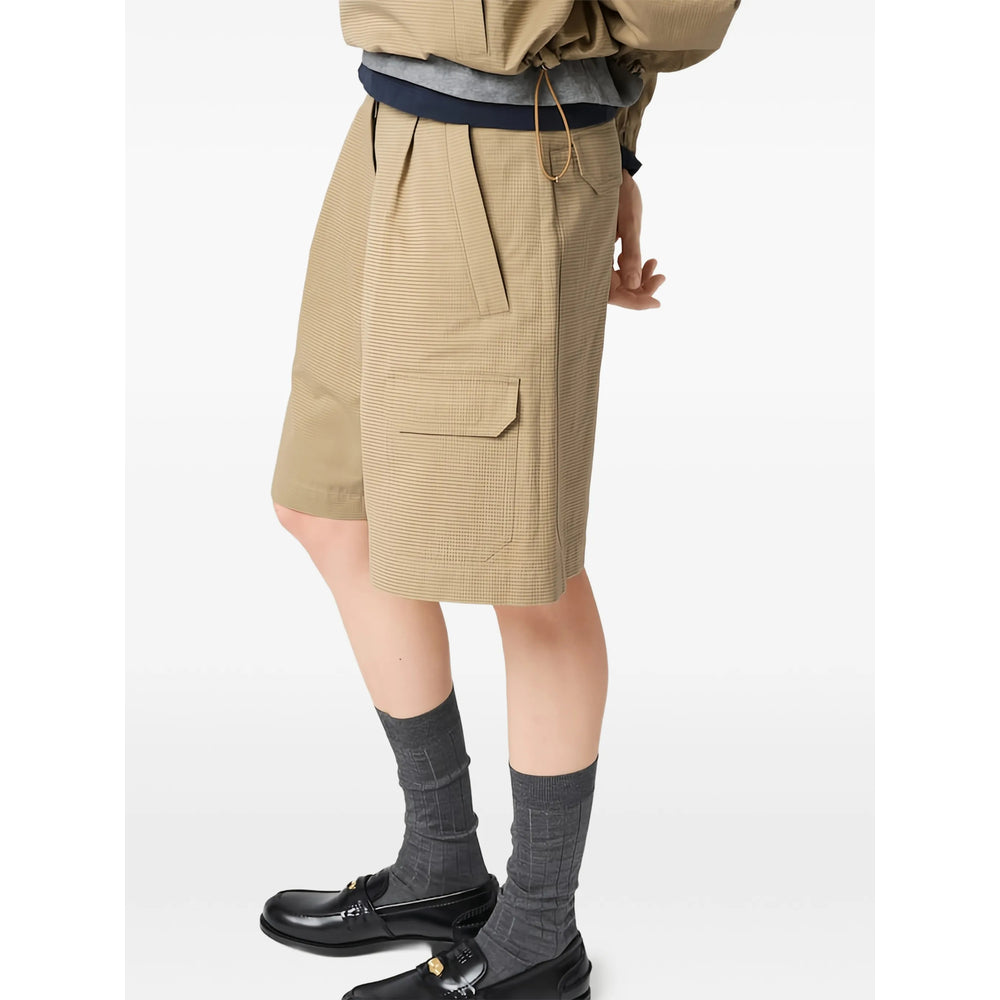 Miu Miu Neutrals Shorts - Tailored Shorts Women