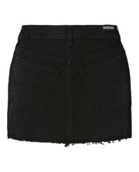 Balenciaga Balenciaga Womens Raw-Cut Denim Mini Skirt