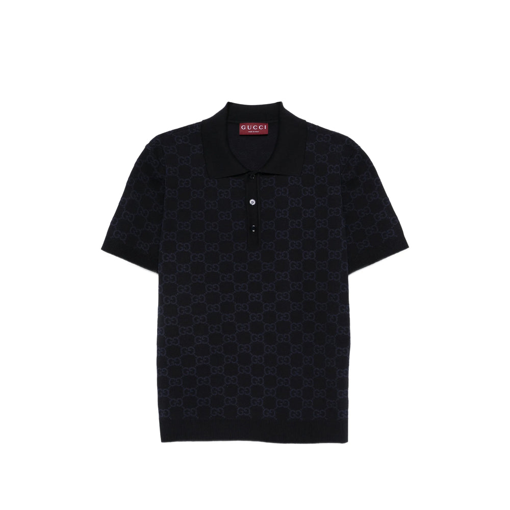 Gucci Blue Polo Shirts Men