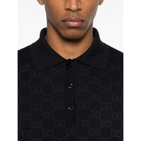 Gucci Blue Polo Shirts Men
