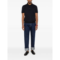 Gucci Blue Polo Shirts Men