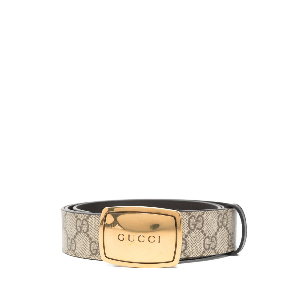 Gucci Neutrals Belts Men